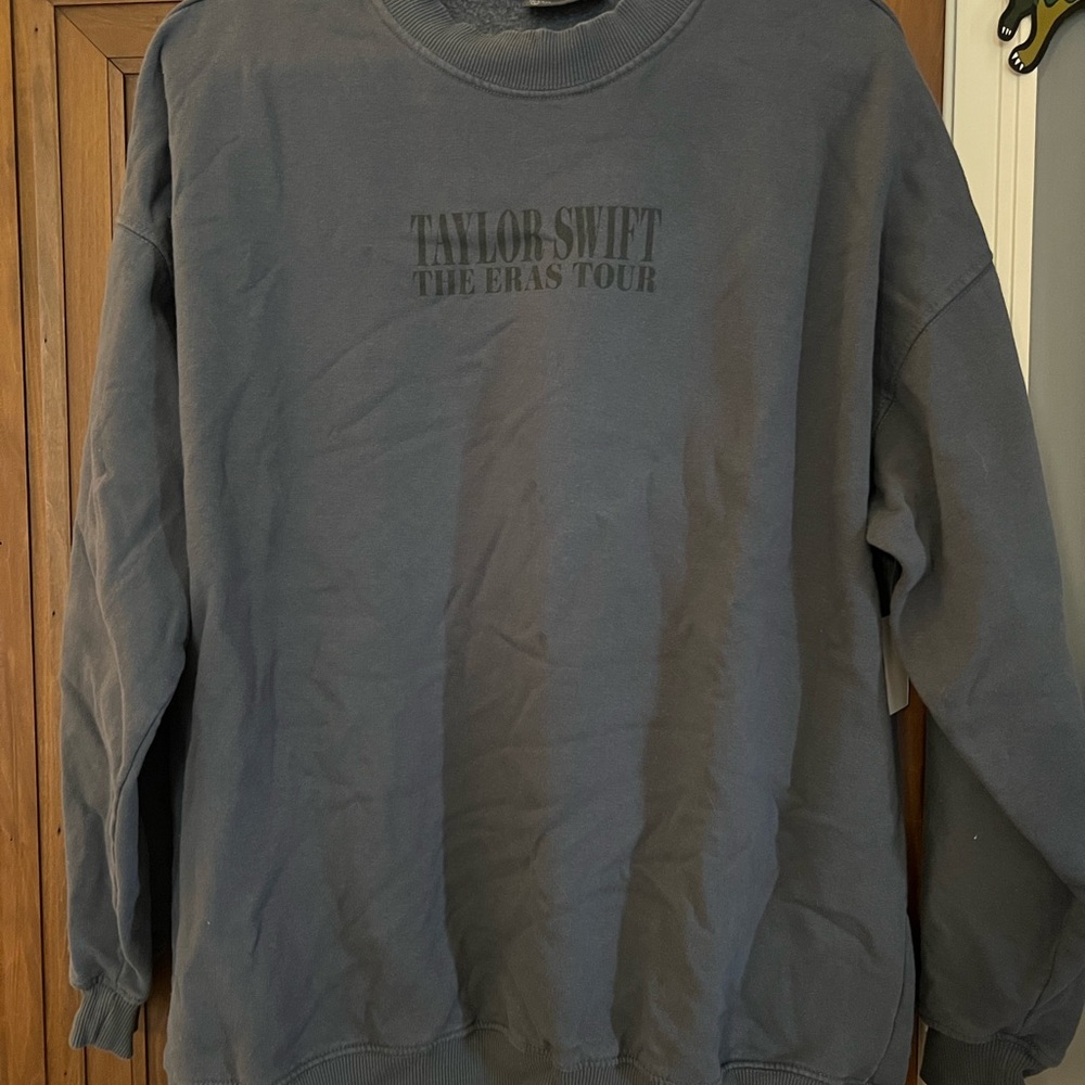 Taylor Swift Eras tour Blue Crewneck Sweatshirt